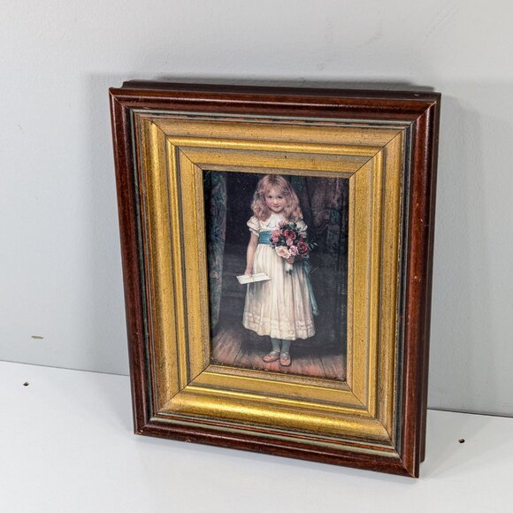 The Love Letter by Charles Trevor Garland 8x10 Vintage Framed print - Picture 3 of 6